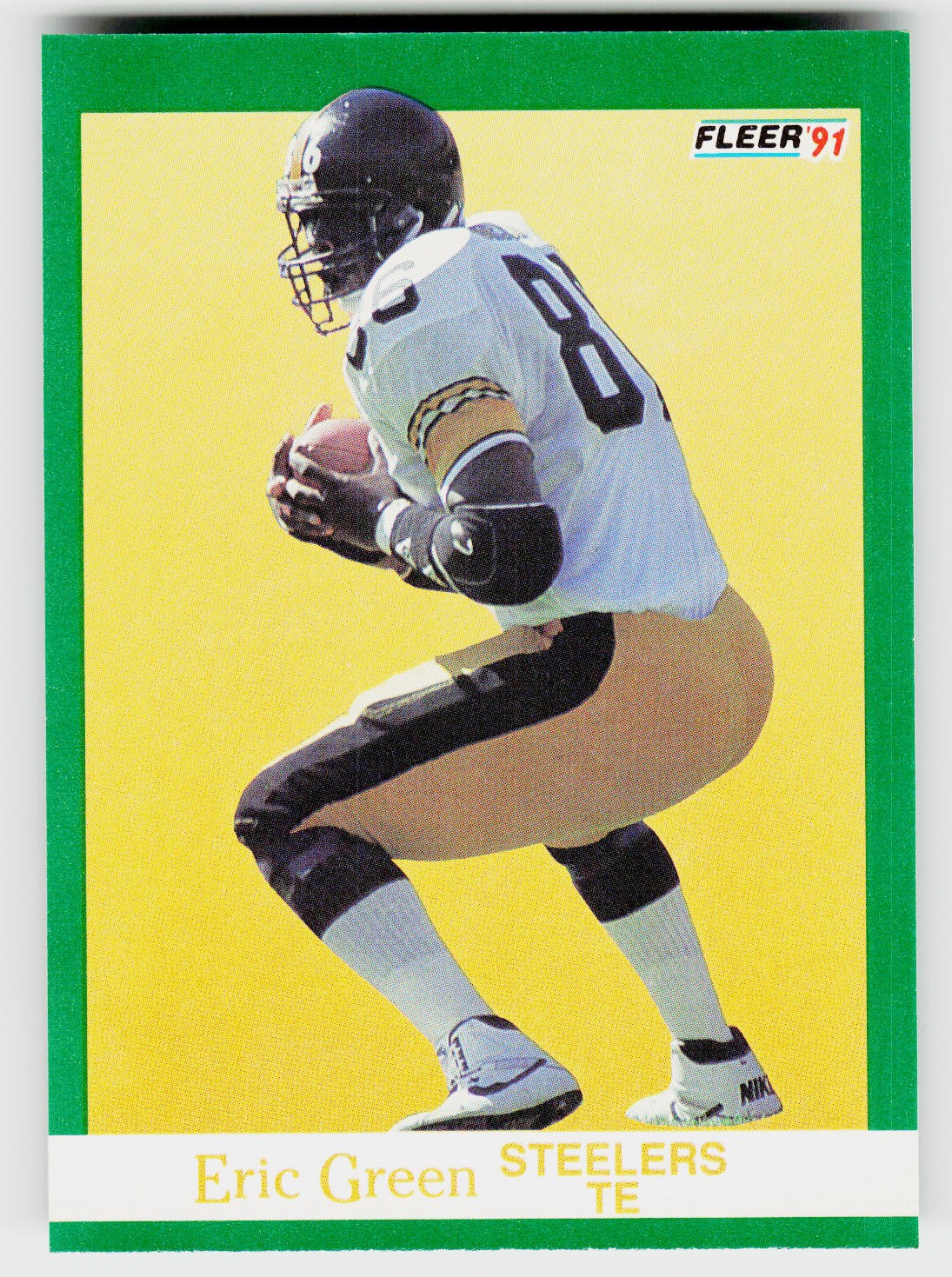 Eric Green, 1991 Fleer, #159, Pittsburgh Steelers,