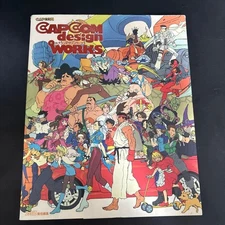 CAPCOM design WORKS Art Book Illustration japan rare