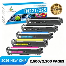 5PK Color TN221 TN225 Toner For Brother TN-22...