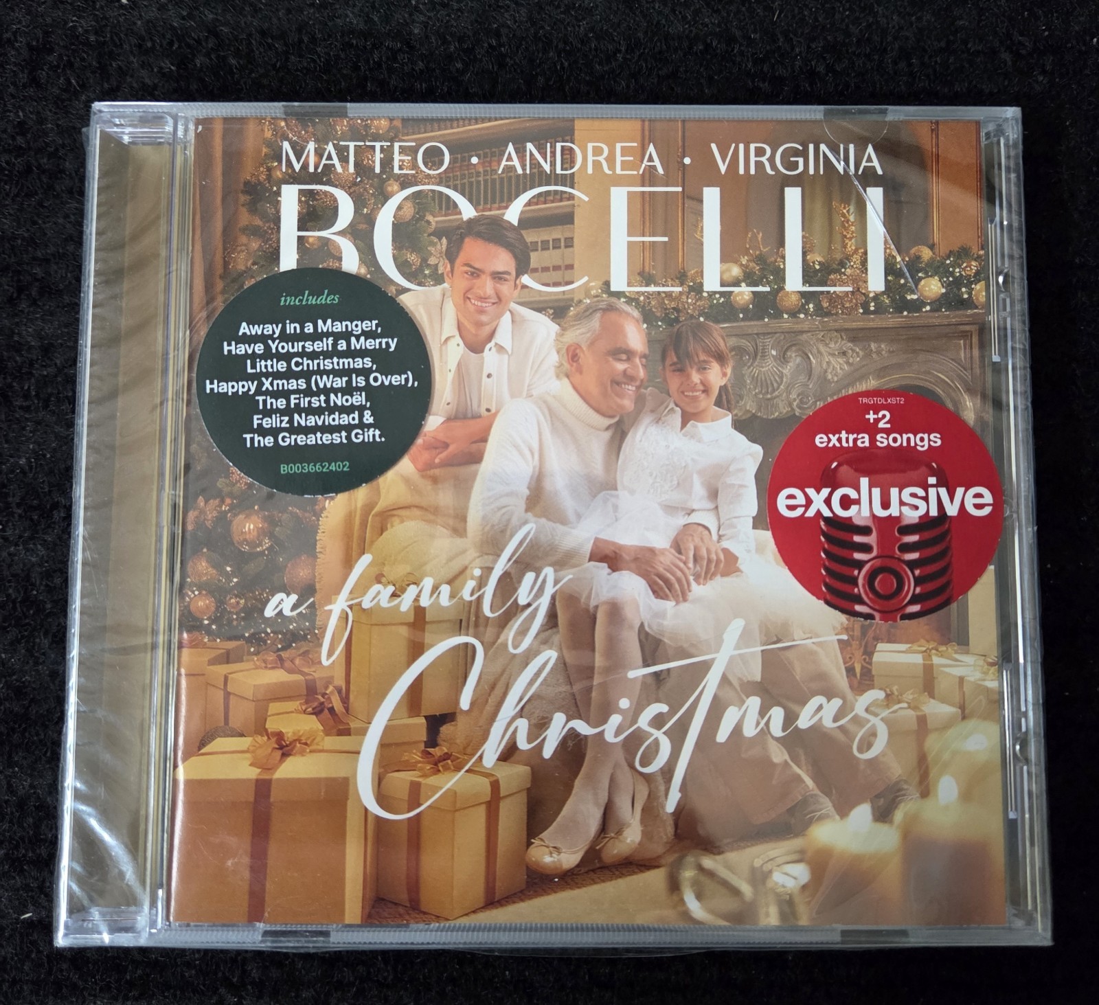 Andrea Bocelli A Family Christmas CD 2022 Brand New Sealed Exclusive Edition Z4