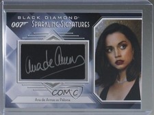 2025 James Bond Black Diamond Sparkling Scripts Ana de Armas as Paloma Auto 02aj