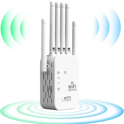 WiFi Extender 6 Antennen,WiFi-Booster Dualband,WiFi-Extender Signalverstärker DE