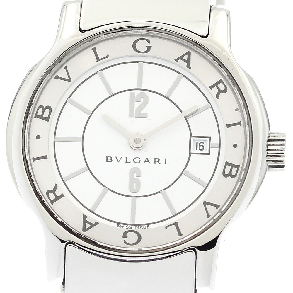 Bvlgari Watch Solo Tempo White Stainless Steel Bulgari Bulgari Solotempo Watches | Prices, Specs and Models main image 4