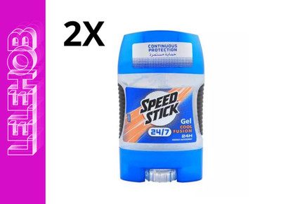  FAST SHIPPING  2X Speed Stick Gel 24/7 Cool Fusion 85G Deodorant