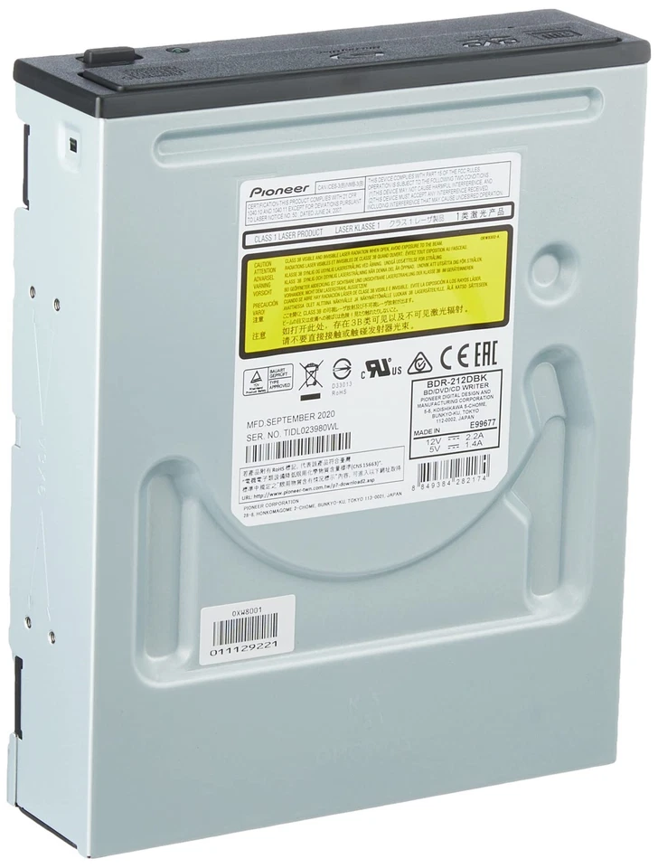 Electronics BDR-212DBK 16x Internal BD/DVD/CD Writer Supports Blu-Ray & M-Disc F - Image 3 of 4