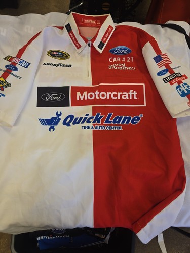 Wood Brothers Racing No. 21 Motorcraft pit crew shirt by Simpson