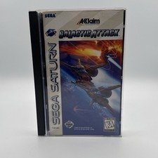 Galactic Attack (Sega Saturn 1995) CIB Complete with Registration Card Tested EX
