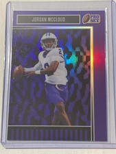 JORDAN MCCLOUD bobcats 2025 Leaf Pro Set Metal #77 Purple 11/15 (U2)