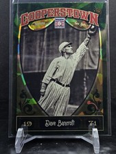 0102097 - 2013 Cooperstown Collection Green Crystal Shard Dave Bancroft #44