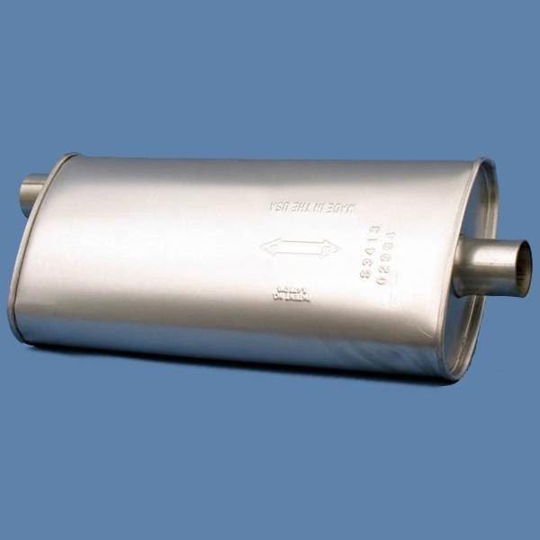 Silencieux d'échappement robuste Jeep Cherokee XJ 4.0L finitions acier gris