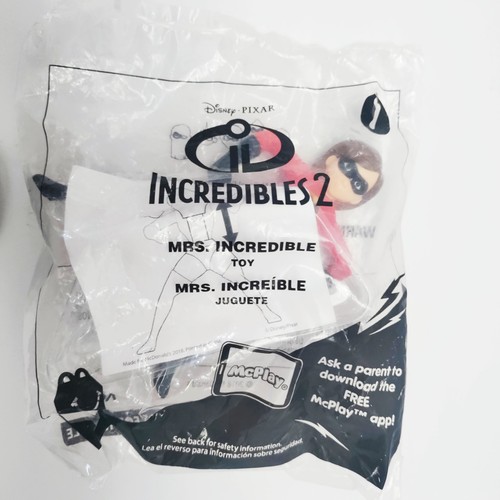 2018 Disney/Pixar The Incredibles 2 McDonald's Happy Meal Toys Lot Edna Jack+ - Picture 3 of 7