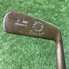 Antique Gray Sons Putter Gun Metal Hickory Shaft RH 32.5" B5 1920