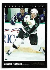 DERIAN HATCHER 1993-94 PINNACLE CARD NM-MT CONDITION