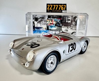 Custom James Dean 1955 Porsche 550 Spyder Little Bastard 1/18 Scale Diecast