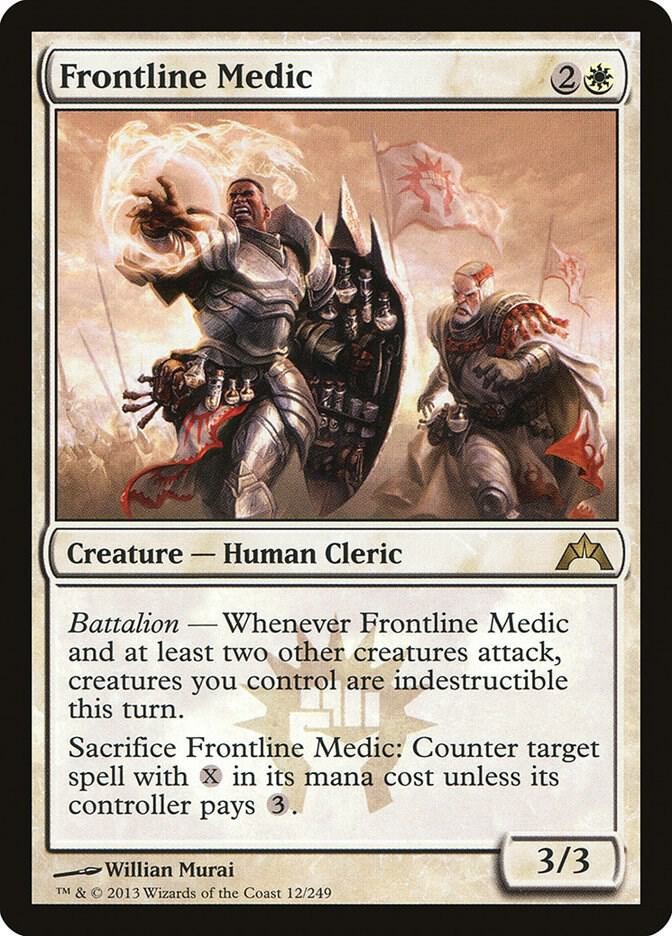 Frontline Medic 12 Rare Gatecrash Magic: The Gathering LP
