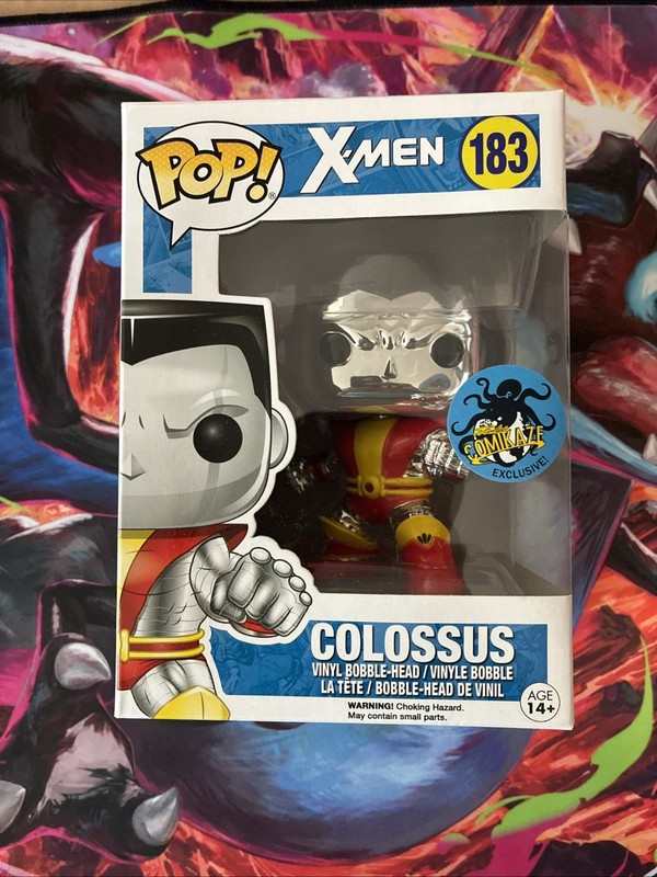 Funko POP! Marvel X-Men Colossus Chrome #183 Comikaze Exclusive NIB Vinyl Figure
