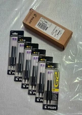 Pilot G2 Refills Pen premium gel 0.7mm Fine PURPLE 77244 Ink 6 Pack of 2=12 new