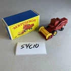 NEW MINT Matchbox Series Lesney 65 Claas Combine Harvester 54C10