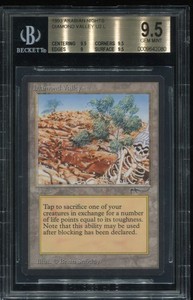 Diamond Valley, BGS 9.5, Arabian Nights, Beckett graded, MTG, Magic the Gatherin