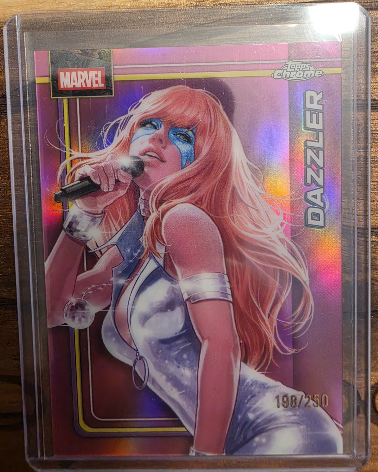 Dazzler Pink /250 *Color Match* 2026 Topps Chrome Marvel  #026