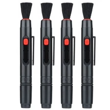 Portable 4pcs 3 IN 1 Camera Lens Dust Wiper Cleaning Pen Dust Cleaner Soft Brush