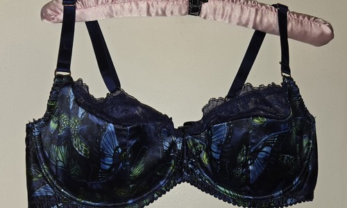 Fenty Savage X Rihanna Baroque Butterfly Lace Half-Cup Bra 38D Plus Size - Picture 8 of 16