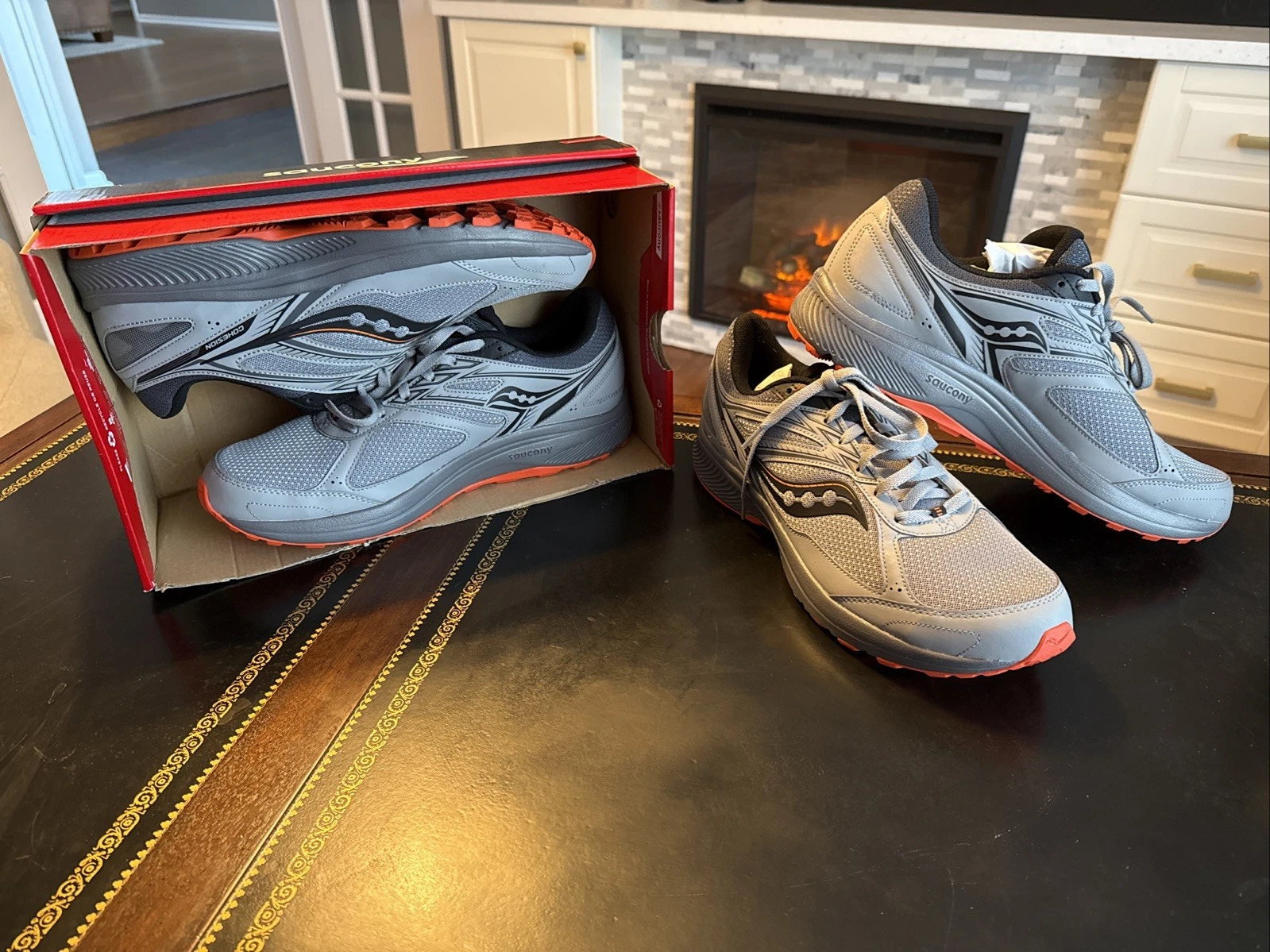 Lot Of Two - Saucony S20633-4 Cohesion TR14 Shoes Sneakers - Men’s Size 13 NEW