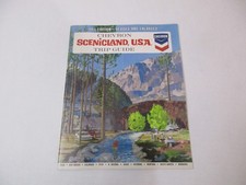 Vintage 1963 Chevron TX NM CO UT AZ ID WY MT SD NE Gas Travel Booklet Map-Chev