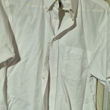 Stafford Essentials Oxford Shirt Classic Fit White Oxford Cotton 16 Button-Down