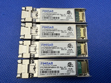 Lot of 4 Finisar FTLF8529P4BNV-E5 EMC 019-078-045 16G FC SFP 850nm Transceivers
