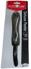 DELUXE PEELER W/Stainless ~Steel Blade & Soft Grip Handle