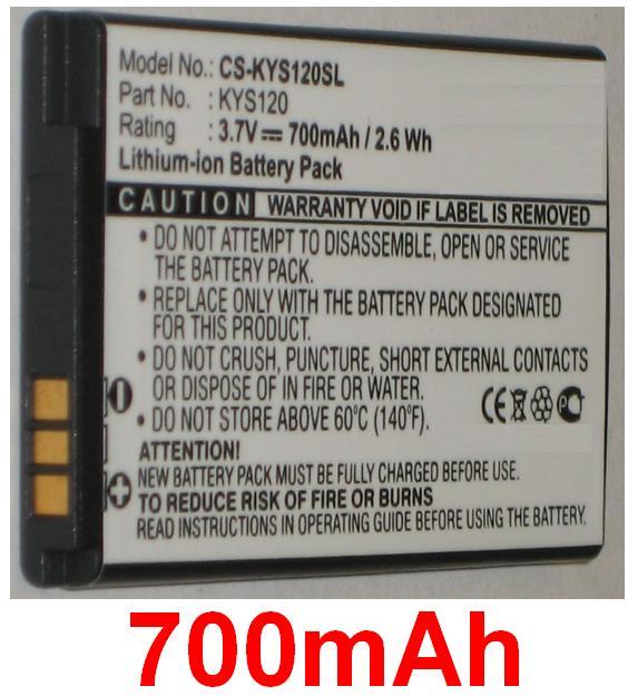 Batterie 700mAh type 5AAXBT047GEA SCP-44LBPS TXBAT10188 Pour KYOCERA Brio S3105 Batterie 700mAh type 5AAXBT047GEA SCP-44LBPS TXBAT10188 Pour KYOCERA Brio S3105