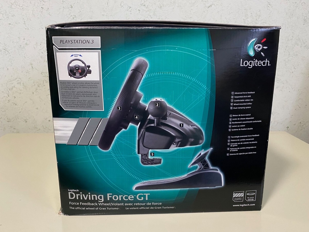 Logitech Driving Force GT Racing Wheel/Shifter, Pedals PS3