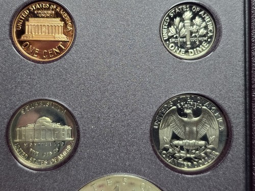 1988 US Mint Prestige Proof Set, Olympic Silver Dollar, 6 Proof Coins With COA - Picture 7 of 16
