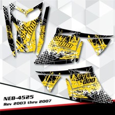 GRAPHIC DECALS STICKERS WRAP KIT FOR SKI-DOO ...