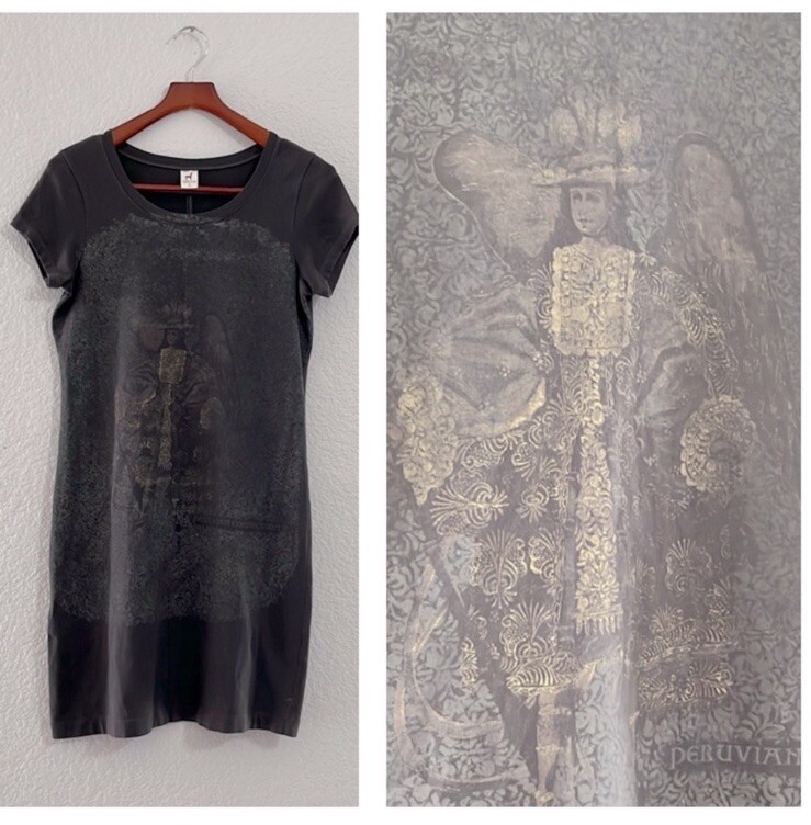 Peruvian Connection Spanish Peruvian Graphic Tshi… - image 1