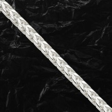 5mm Franco 925 Sterling Silver Solid Chain Necklace Diamond Cut High Polish