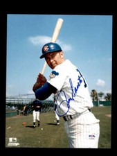 Ron Santo PSA DNA Coa Signed 8x10 Photo Cubs Autograph