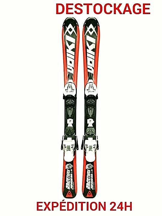Ski Enfant Rossignol Radical 100 Cm + Fixations - Occasion
