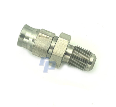 raceparts.cc  Verschraubung, Dash 3-M10x1,0 mm, PTFE, AN3, JIC3, Edelstahl