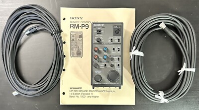 Sony RM-P9 Camera Remote Control Unit w/Cables, Manual