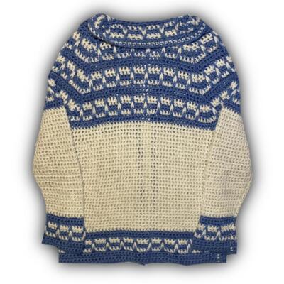 トップス ATRCTR Hand knit zip cardigan OVY ATRCTR Hand knit zip cardigan OVY