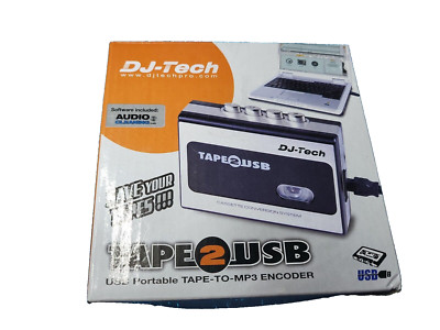 DJ-Tech Tape 2 USB   USB Portable Tape-to-MP3 Encoder  FAST POST