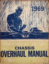 1969 Chevy Truck Suburban Van Major Component Overhaul Shop Repair Manual Orig.