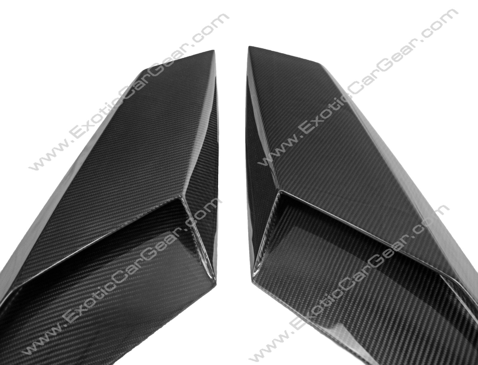 Lamborghini Aventador Carbon Fiber SV Style Large Engine Intake Panels