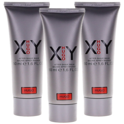 XY By Hugo Boss For Men Combo Pack: After Shave Balm 4.8oz (3x1.6oz) New