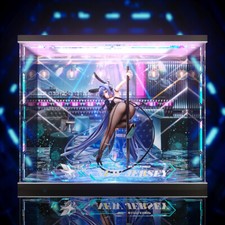 Akrylowy wyświetlacz LED Light Case For FREEing Azur Lane USS NEW JERSEY Królik Zabawka
