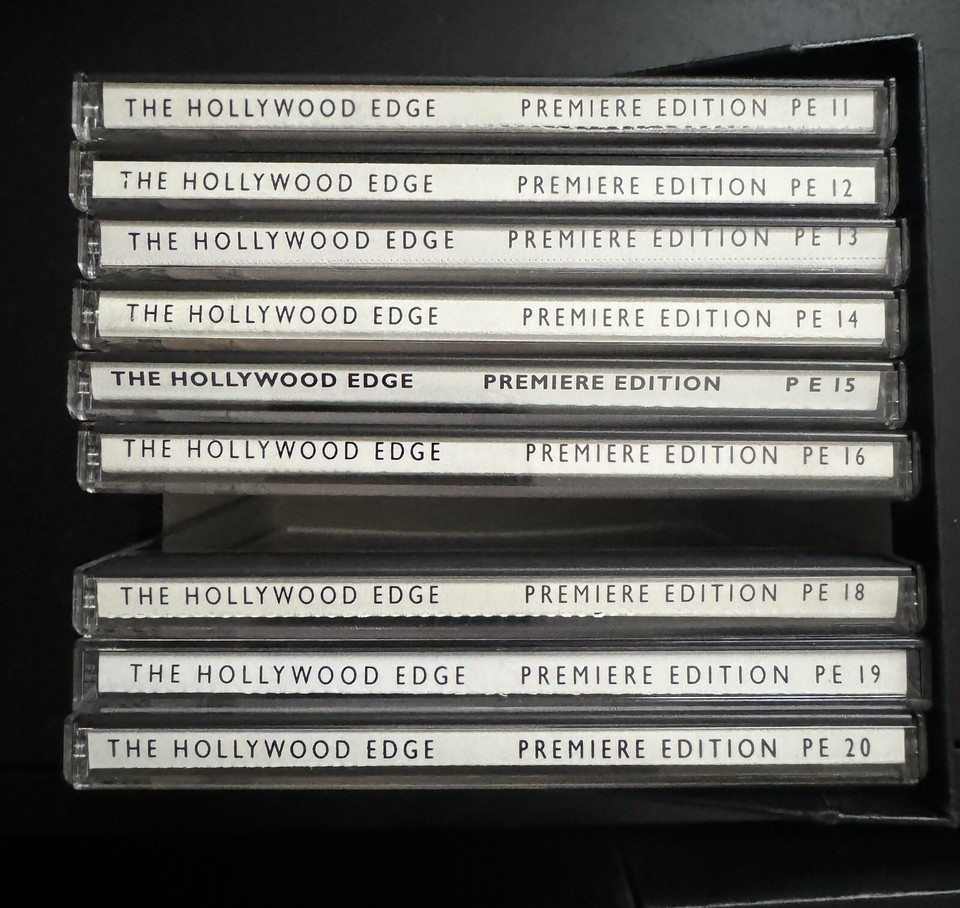 Hollywood Edge Premiere Edition Sound Effects & ATX Library 4 X CDs Box