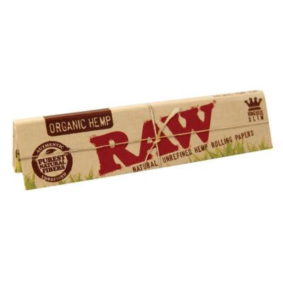 10x RAW King Size slim ORGANIC aus Bio Hanf Öko Papers Blättchen NEU!