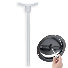 Handua Plastic Key - Handle for Butterfly Damper 1 Pack